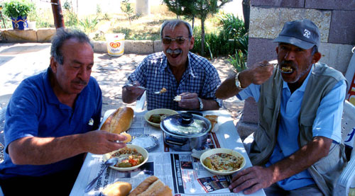 Lunchdags i Turkiet.