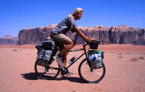 Stellan i Wadi Rum.