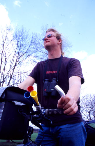 Stellan och hans cykeltuta, Ukraina. 