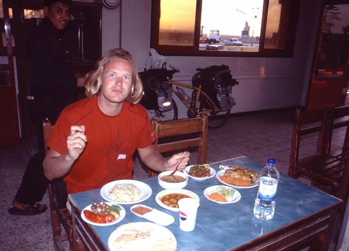 Middag i Egypten.