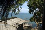 Utsikt från min hydda över Malawisjön