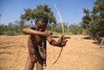 Bushman tar sikte